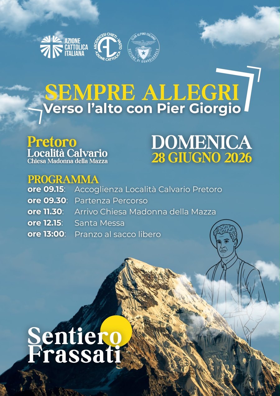 Locandina Sempre Allegri - Verso l'alto con Pier Giorgio